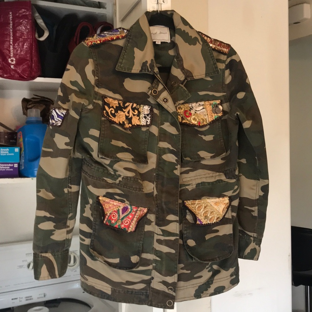 Colorful cargo jacket